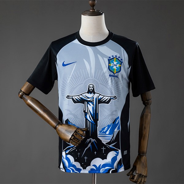 Thailande Maillot Brésil Christ the Savior 2026 Azul
